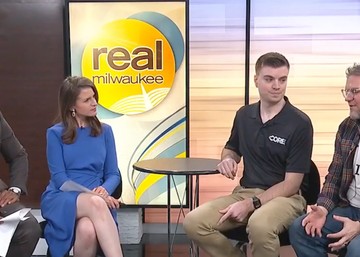 Fox 6 interviewing Core Creative